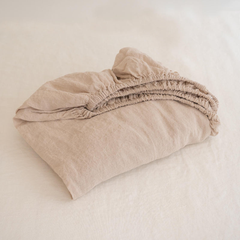 Sömn Linen Fitted Sheet