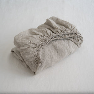 Sömn Linen Fitted Sheet