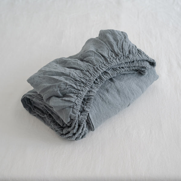 Sömn Linen Fitted Sheet