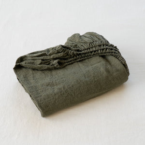 Sömn Linen Fitted Sheet