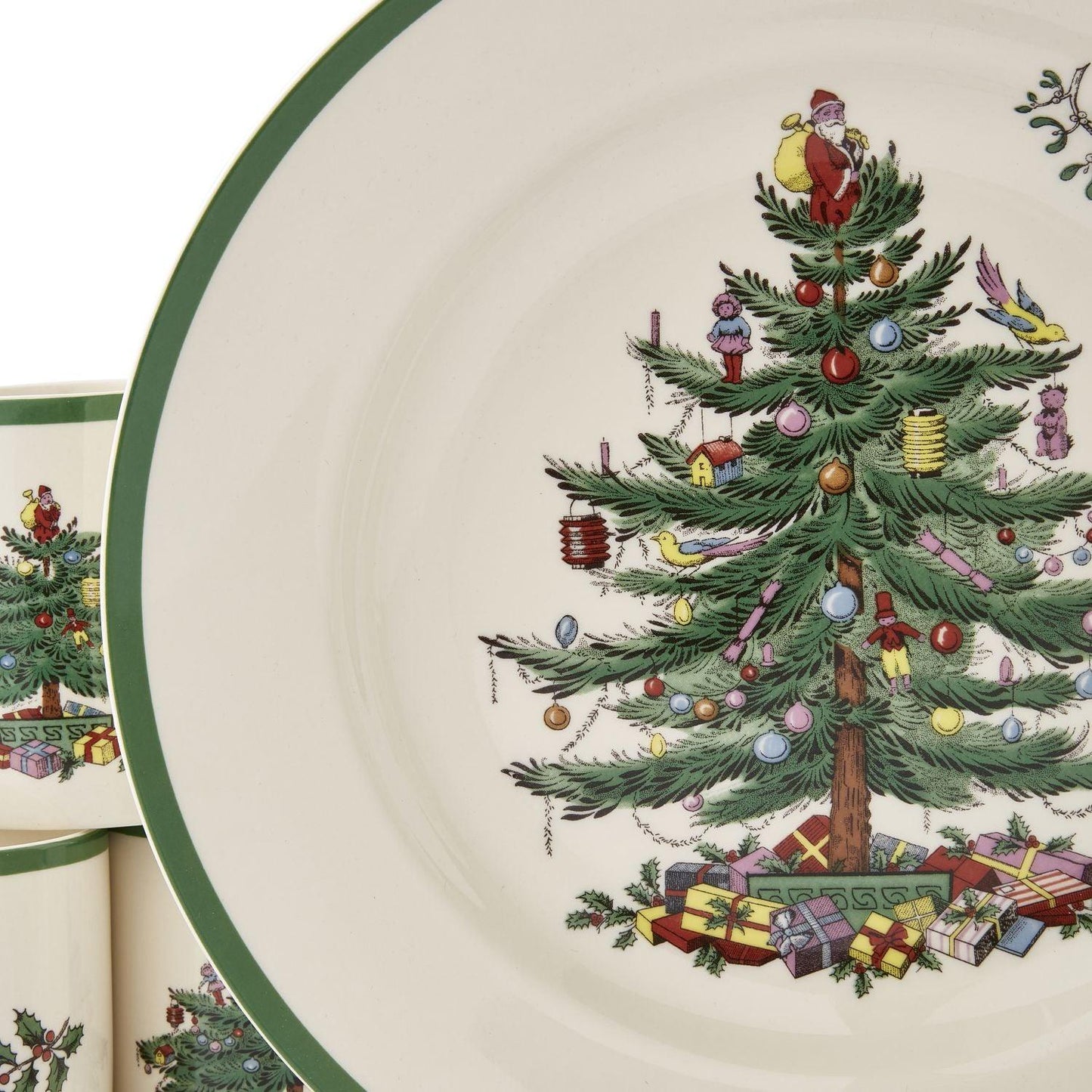 Spode Christmas Tree | 12 Piece Set - Dinner, Salad, Mug