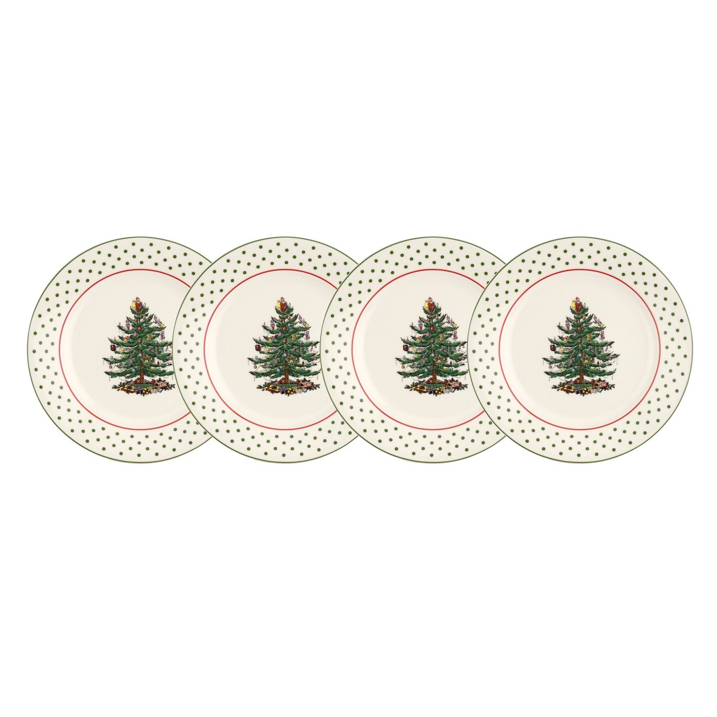 Spode - Polka Dot Dessert Plates | Set of 4