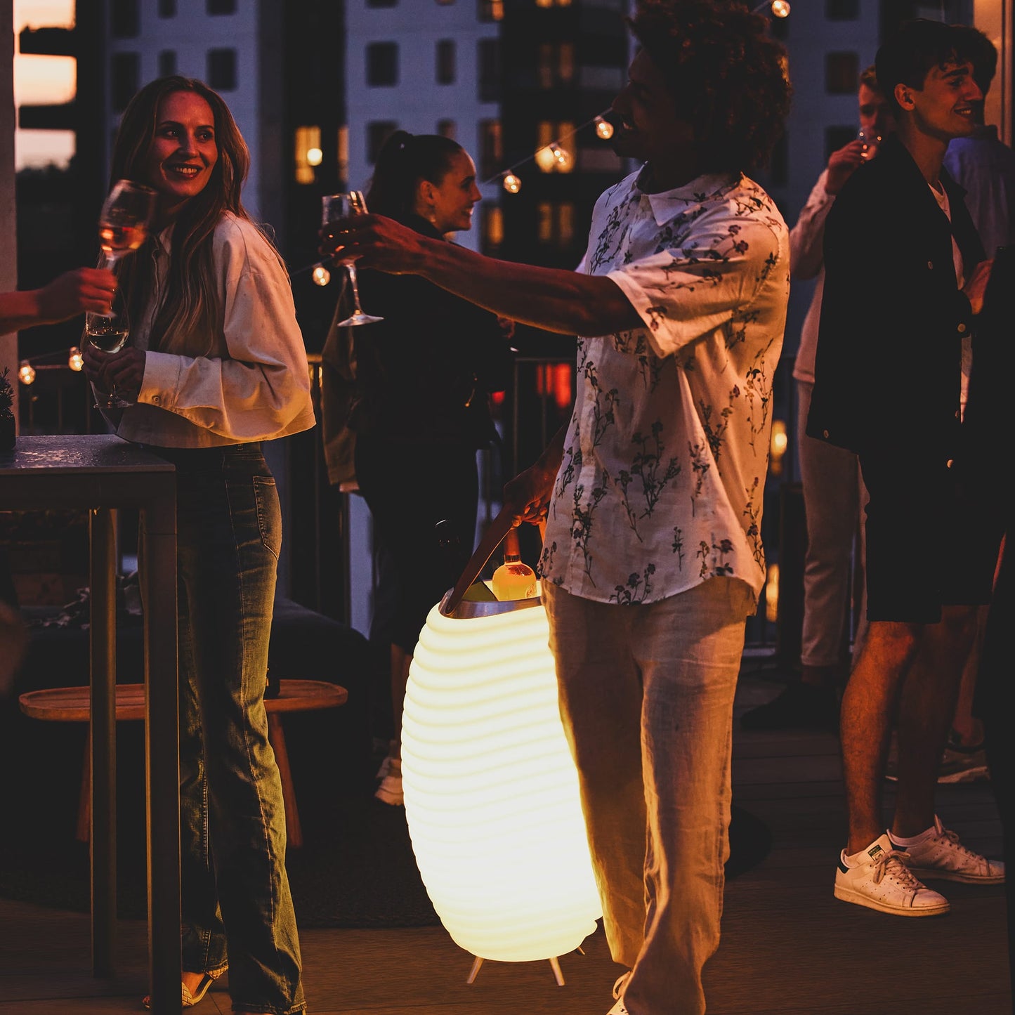 Synergy | LED Lamp, Wine Cooler & Bluetooth speaker