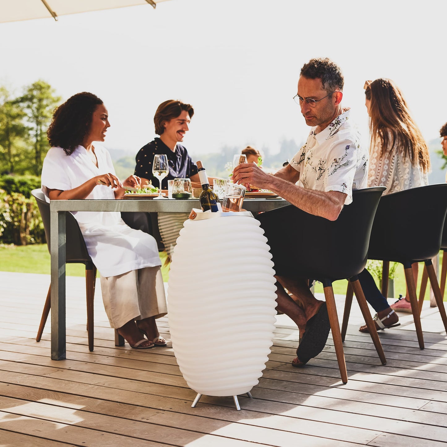 Synergy | LED Lamp, Wine Cooler & Bluetooth speaker