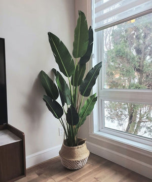 Zapo Artificial Bird Of Paradise Potted Plant (Multiple Sizes)
