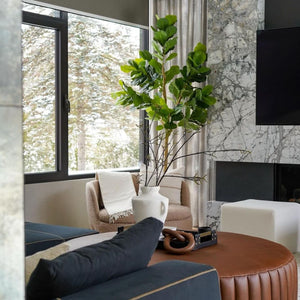 Mila Artificial Fiddle Leaf Potted Plant (Multiple Sizes)