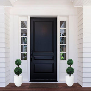 Bristol Faux Potted Boxwood Topiary Plant 26''