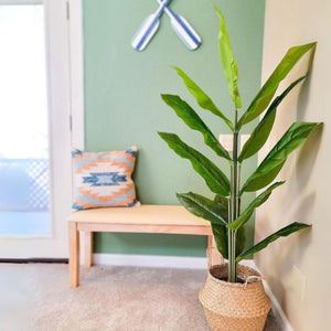 Moka Artificial Spathiphyllum Leaf Potted Plant (Multiple Sizes)