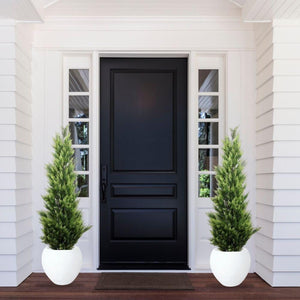 Hampton Faux Potted Cedar Topiary Plant (Multiple Sizes)