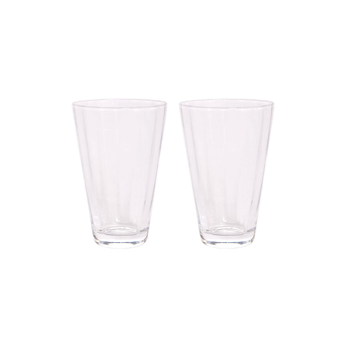 Yuka Groove Glass - Pack of 2