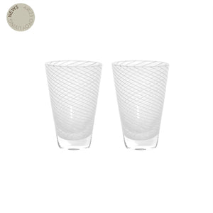 Yuka Swirl Glass - Pack of 2