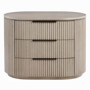 Chianti Luxury Chanel Nightstand w/USB Port - Light Oak