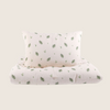 Organic Cotton Muslin Comforter & Pillowcase Set - Fern