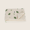 Organic Cotton Muslin Baby Blanket, 4 Layers, Crib Size (47 X 47) - Fern