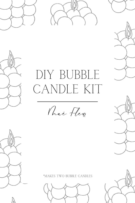 DIY bubble candle kit - Roome Collective