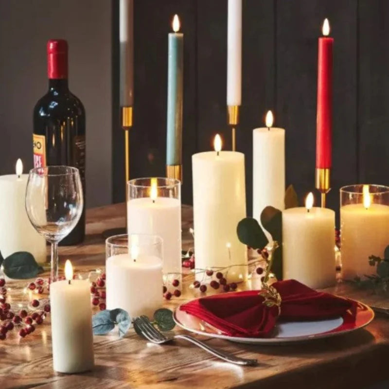 Flameless Candle | 9 Piece Set