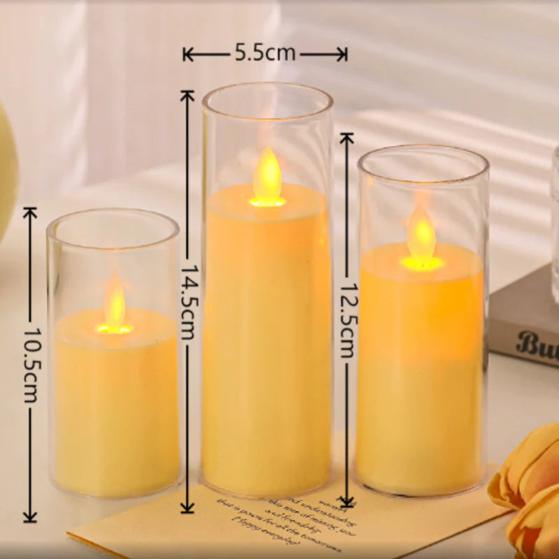 Flameless Candle | 9 Piece Set