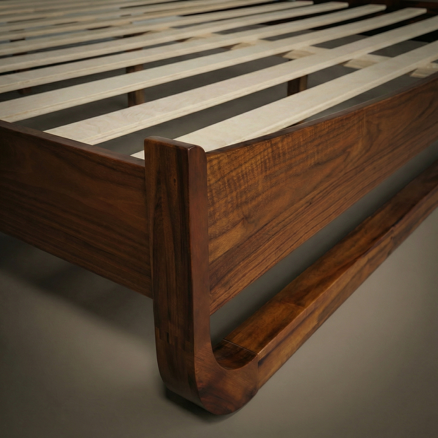 Sunset Solid Wood Bed Frame