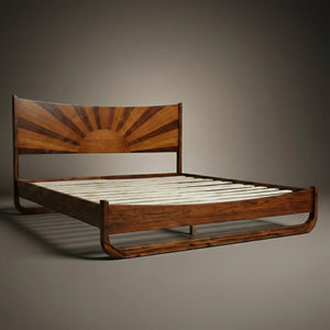 Sunset Solid Wood Bed Frame