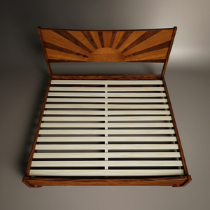 Sunset Solid Wood Bed Frame