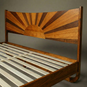 Sunset Solid Wood Bed Frame