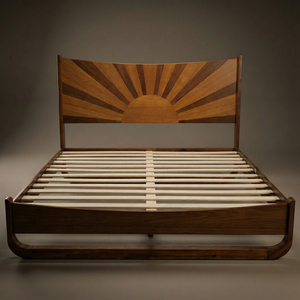 Sunset Solid Wood Bed Frame