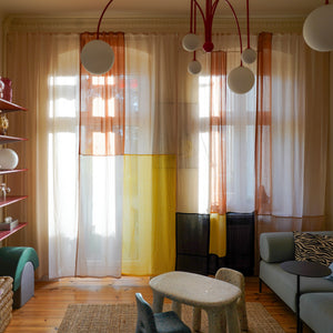 Modern Window Curtains - BUTTER CARAMEL 1