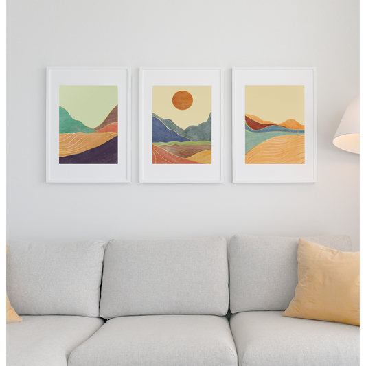 Toscana Landscape Matte Wall Art | Unframed