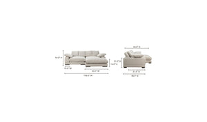 Preston Reversible-Chaise Sectional