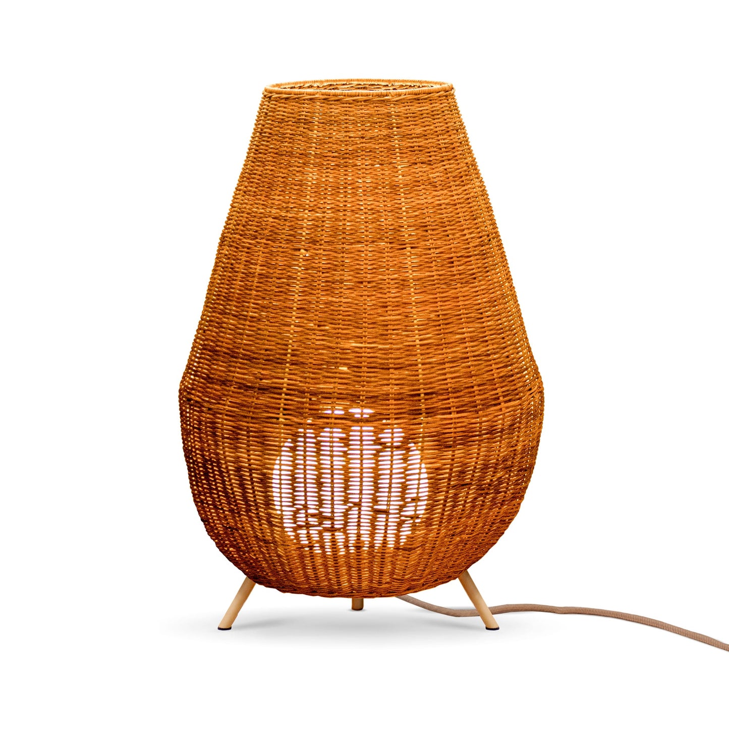 Saona 70 - Hand-braided Decorative Lamp - Wireless & Rechargeable