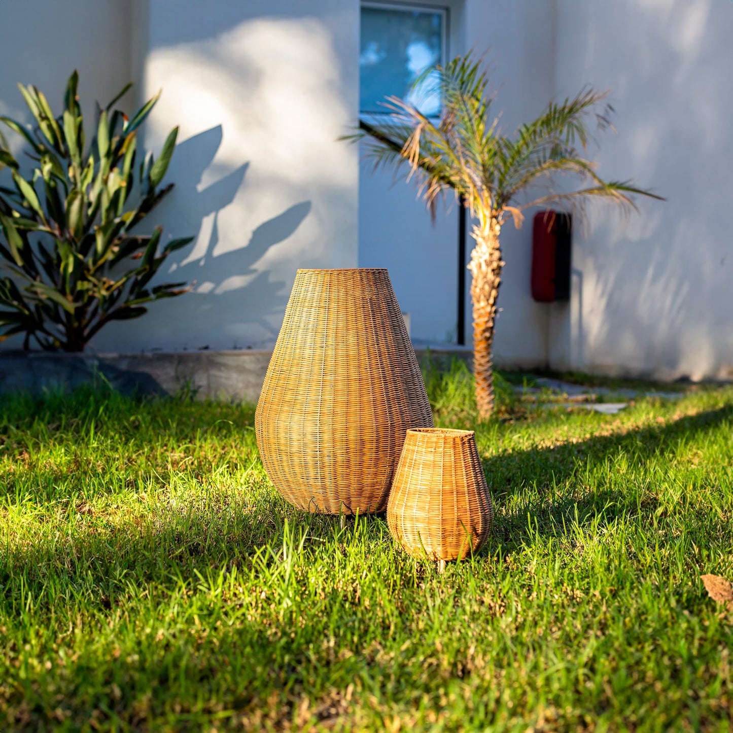Saona 70 - Hand-braided Decorative Lamp - Wireless & Rechargeable