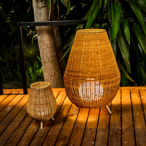 Saona 70 - Hand-braided Decorative Lamp - Wireless & Rechargeable