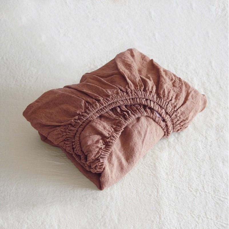 Sömn Linen Fitted Sheet