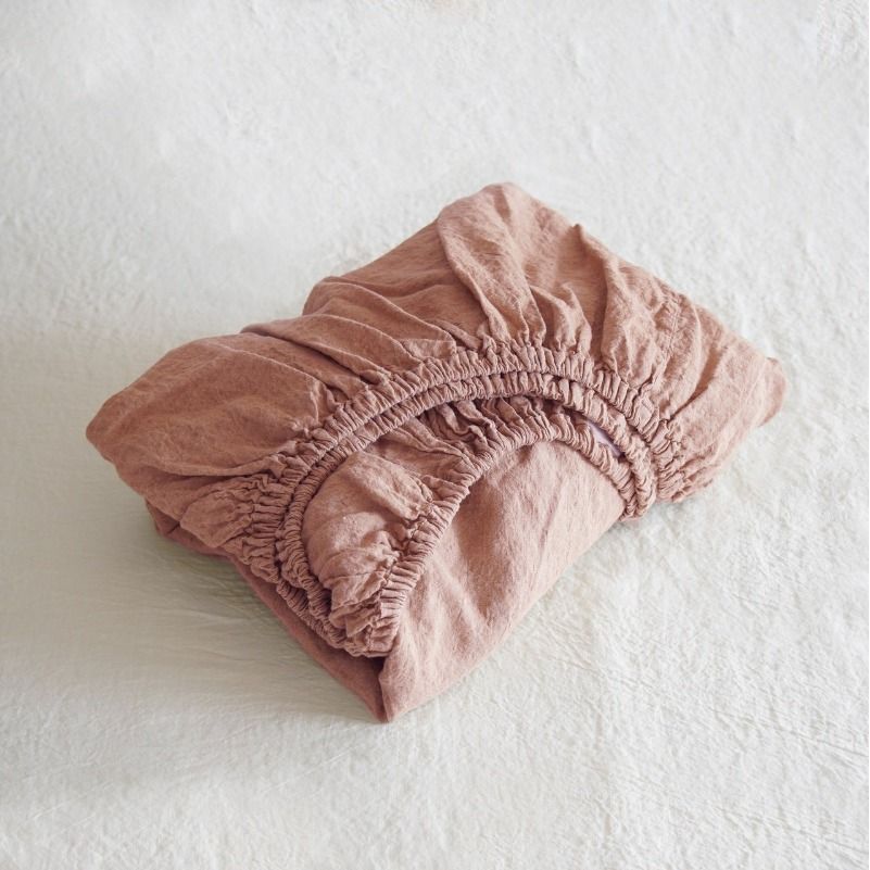 Sömn Linen Fitted Sheet