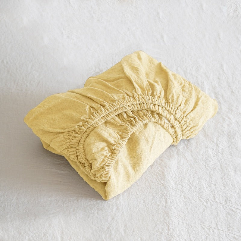 Sömn Linen Fitted Sheet