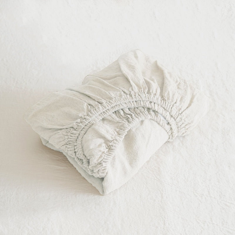 Sömn Linen Fitted Sheet