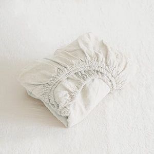 Sömn Linen Fitted Sheet