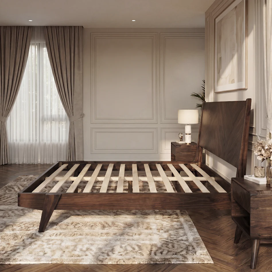 Gazelle Solid Wood Bed Frame