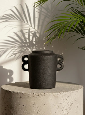 Hercules Vase – Antique Black