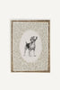 VINTAGE PUP, Oeuvre sur toile rigide, encadré Vintage Argent